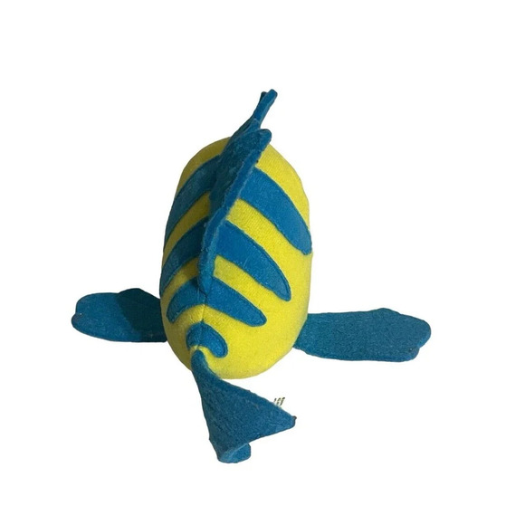 Vintage Applause Disney The Little Mermaid: Flounder Plush 6” Stuffed Animal - Picture 6 of 13